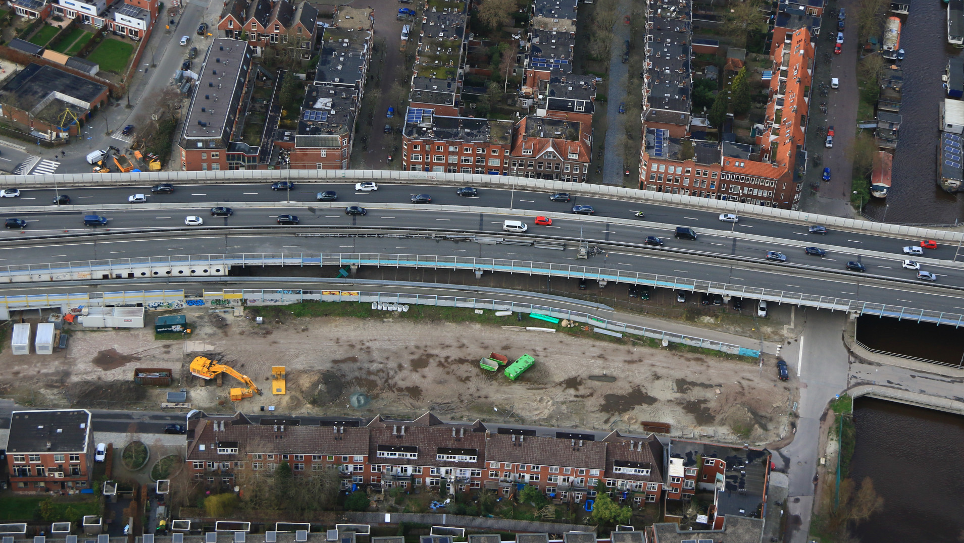 Zuidbaan bij Oosterpoort wordt afgebroken - foto: Rijkswaterstaat