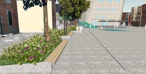 ‘De Nieuwe Markt’: werkzaamheden voor aanleg nieuw stadsplein rond Forum gestart