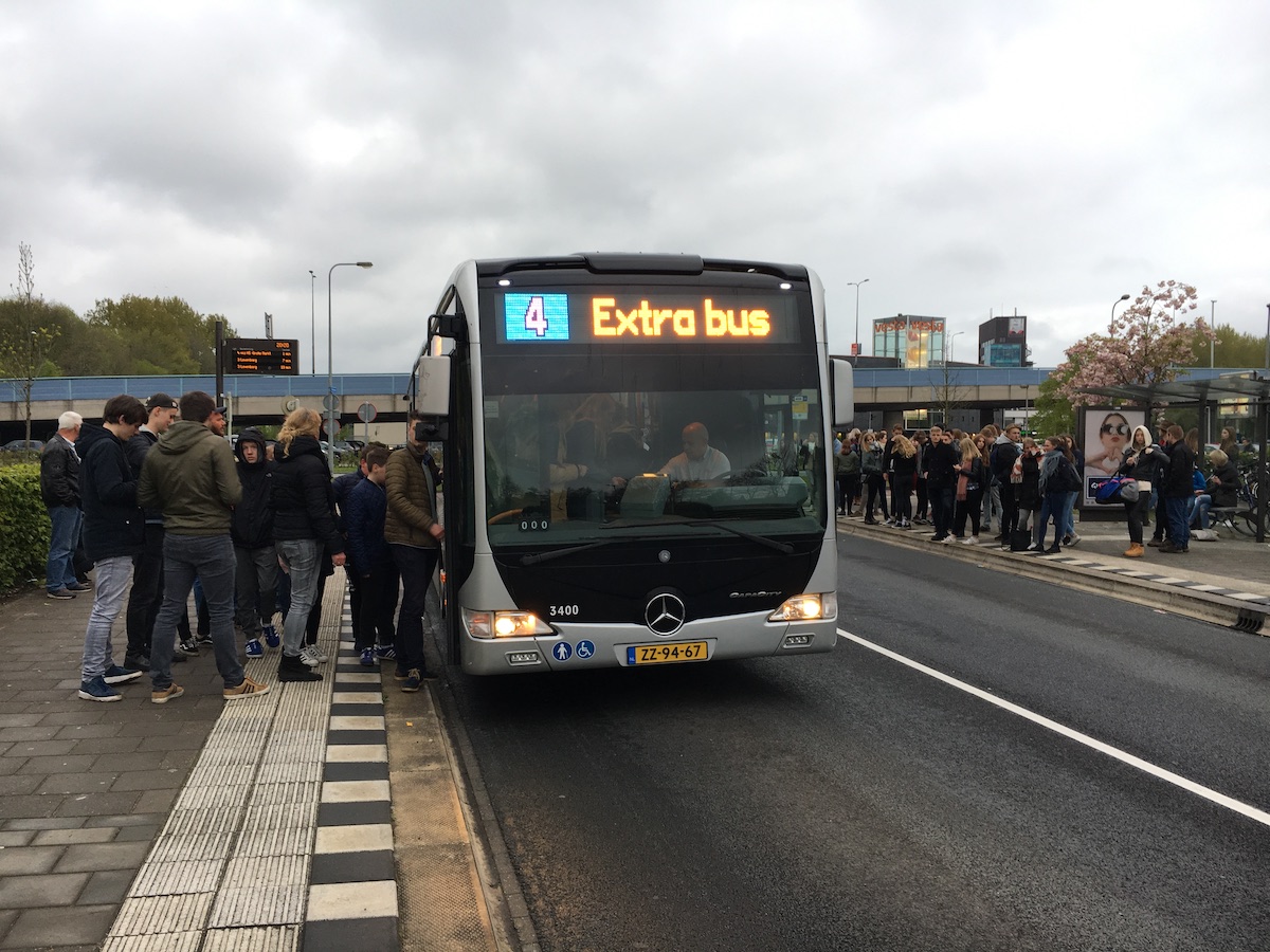 Extra bussen in Groningen op Bevrijdingsdag