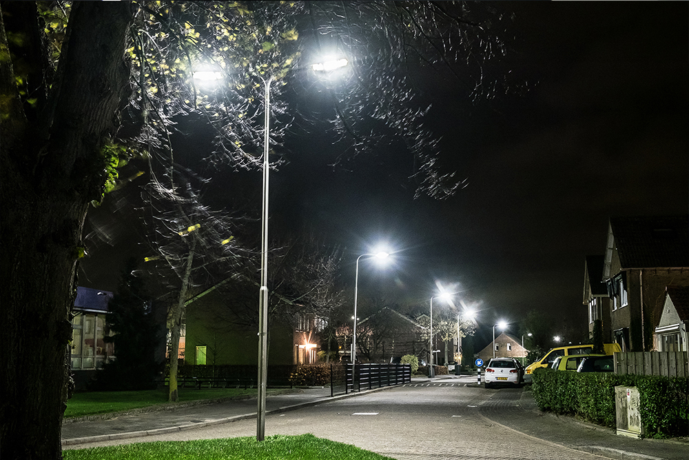 Vervanging straatverlichting door LED levert Groningen CO2-reductie van 550 ton per jaar op