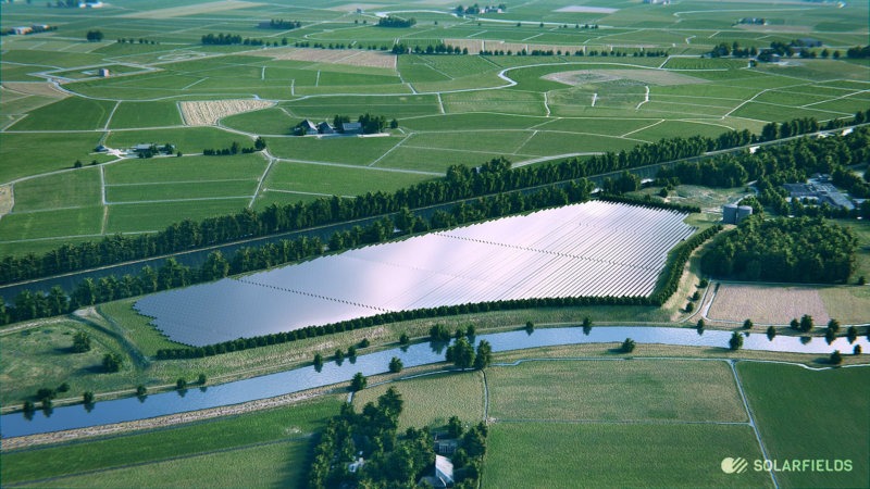 Grootschalig zonnepark van twaalf hectare bij Dorkwerd