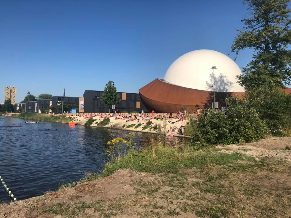 Stadstrand is 'hot' in Groningen