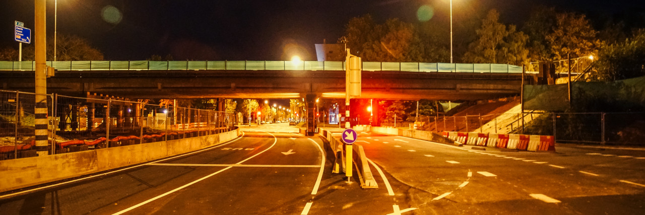 Hereweg: onderdoorgang sinds gisteravond weer open; maar nog niet voor fietsers vanuit centrum