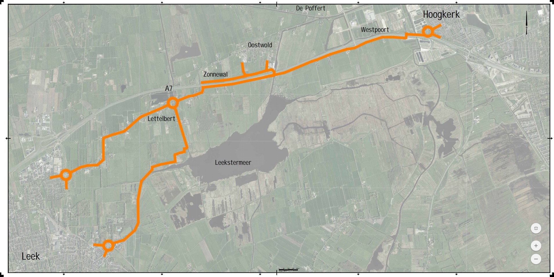 Nieuwe route maakt fietsen tussen Groningen en Leek als alternatief voor auto aantrekkelijker