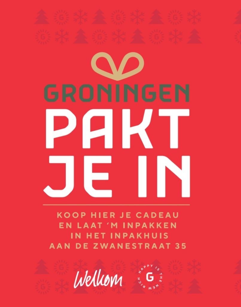 Groningen krijgt Inpakhuis in Zwanestraat: laat uw cadeaus feestelijk inpakken