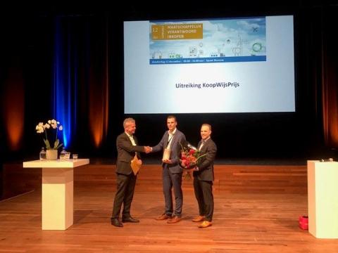 Groningen onderscheiden voor Maatschappelijk Verantwoord Inkopen van energie tot 2024