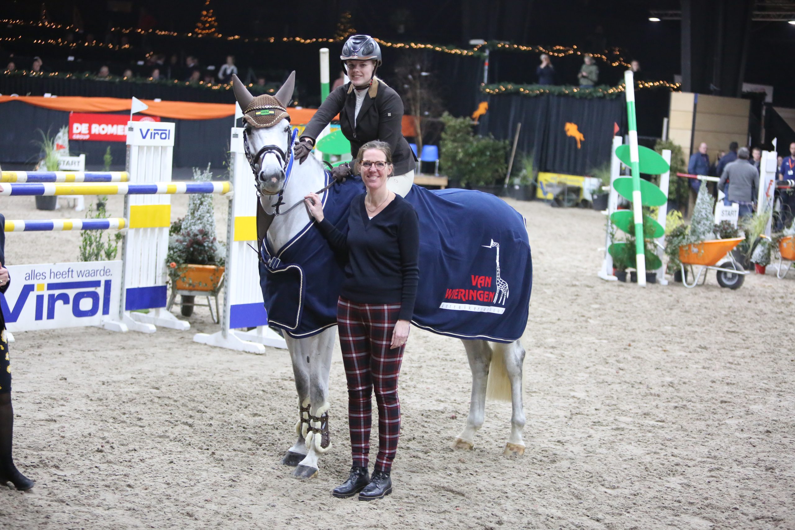 Springen tijdens Indoor Groningen in volle gang