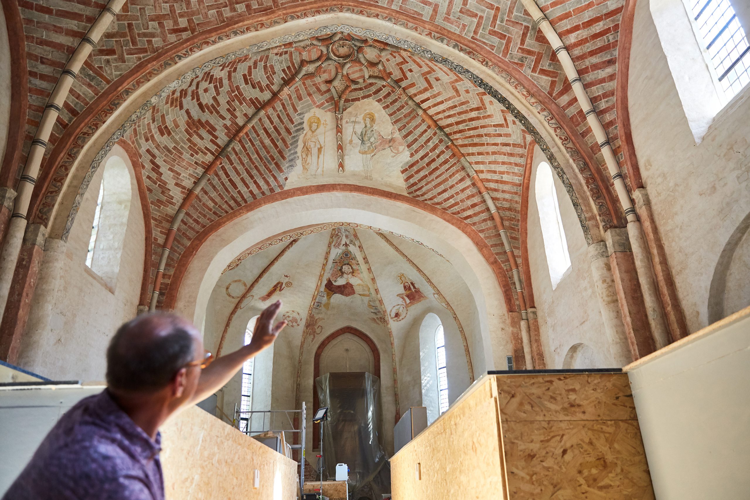 Heilige Sint Sebastiaan terug in gerestaureerde Groningse kerk in Bierum