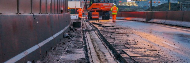 Noordelijke baan Ring Zuid bij Groningen tot maandagmorgen afgesloten