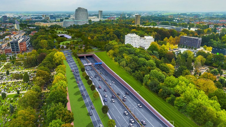 Zomer? Bouwvak? De werkzaamheden aan en bij de zuidelijke ring gaan gewoon door