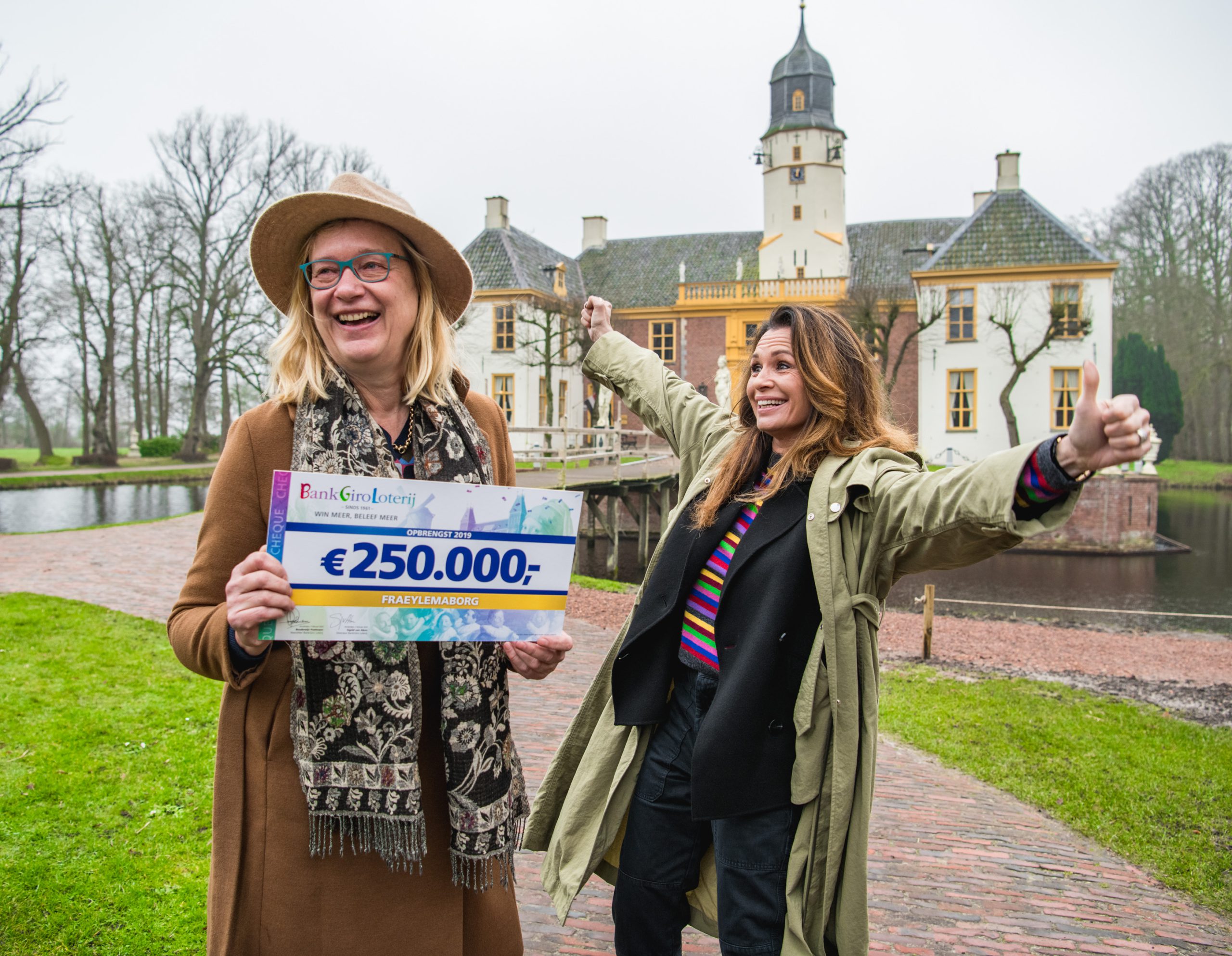 Fraeylemaborg krijgt 250.000 euro van BankGiro Loterij voor restauratie