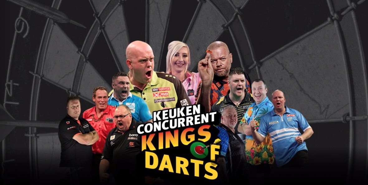 Barney en Michael van Gerwen gooien vanavond hun pijltjes in MartiniPlaza