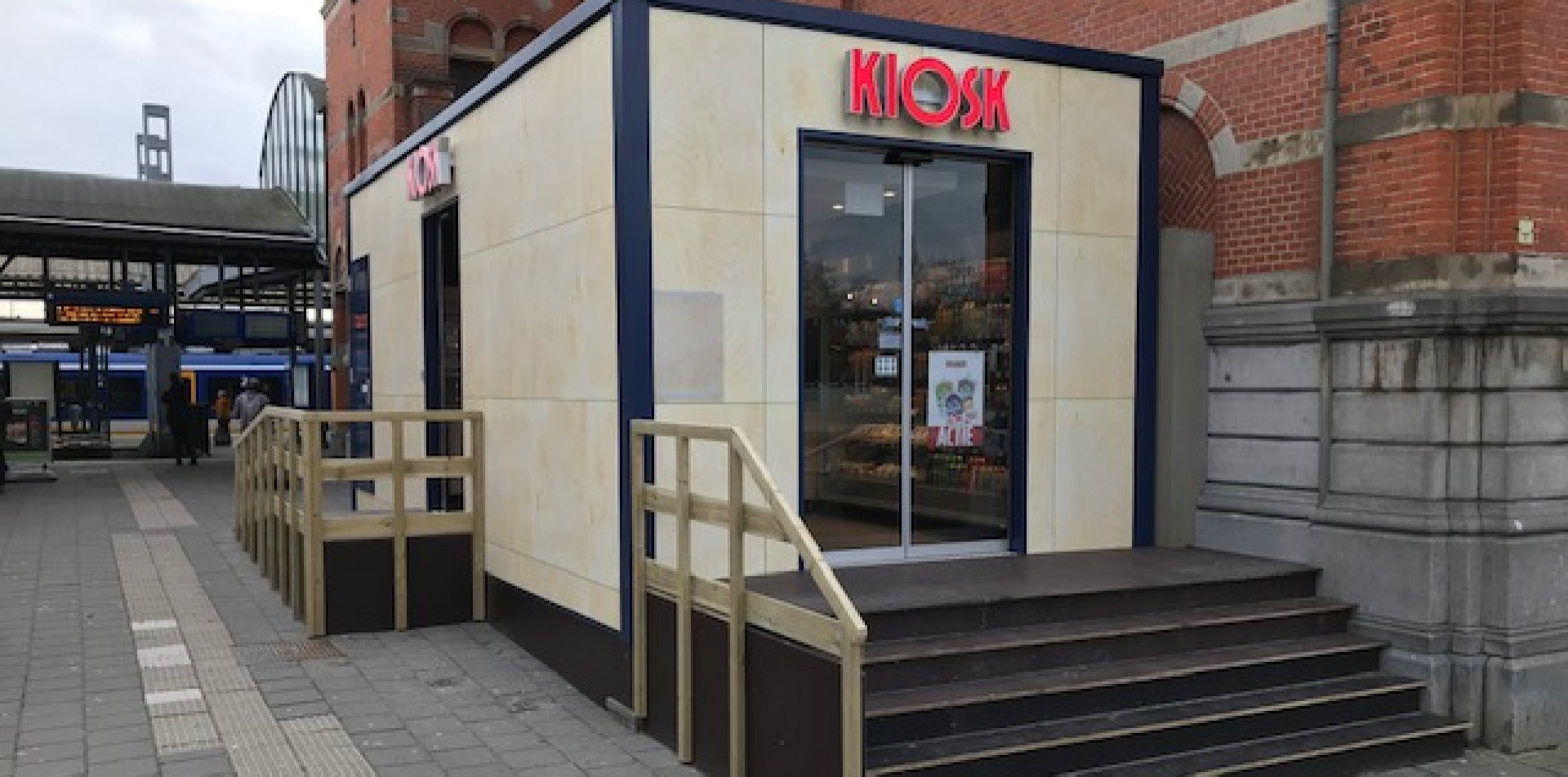 Nieuwe Kiosk op Hoofstation is open en de oude verdwijnt