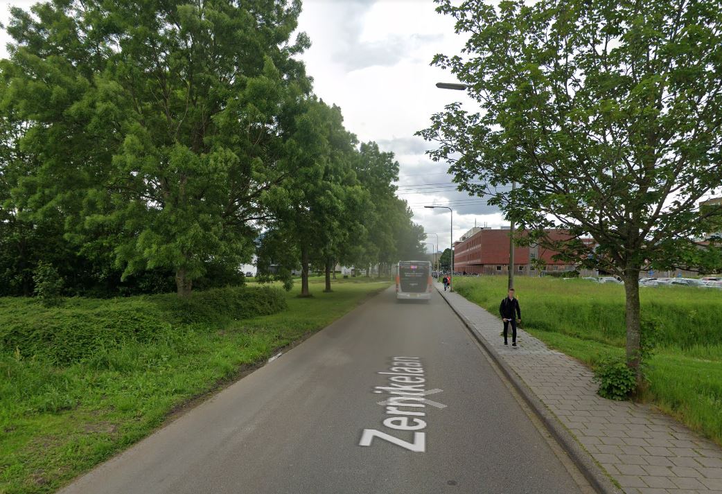 Bomen aan Zernikelaan in Groningen in alle vroegte gekapt