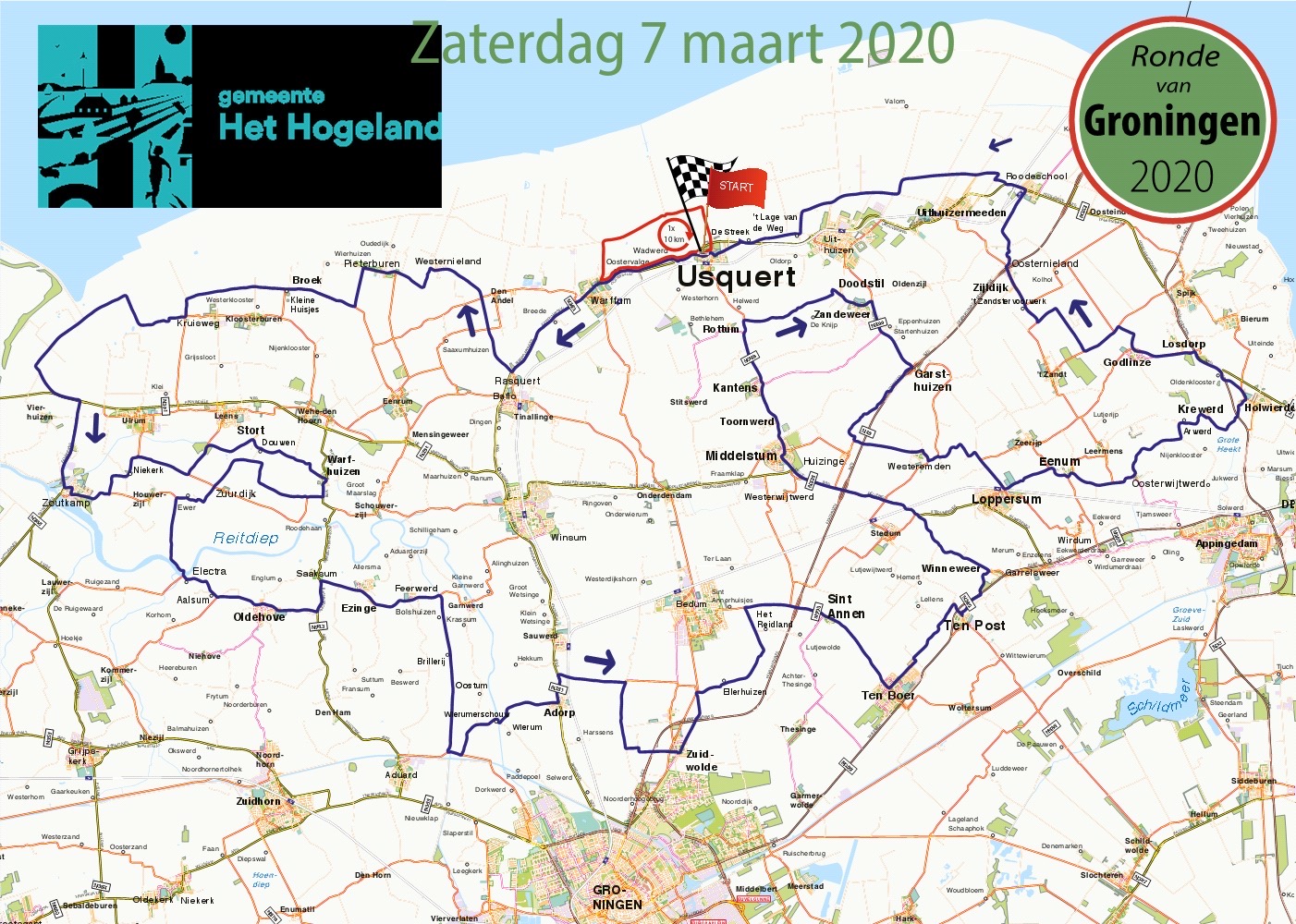 Ronde van Groningen gaat gewoon door