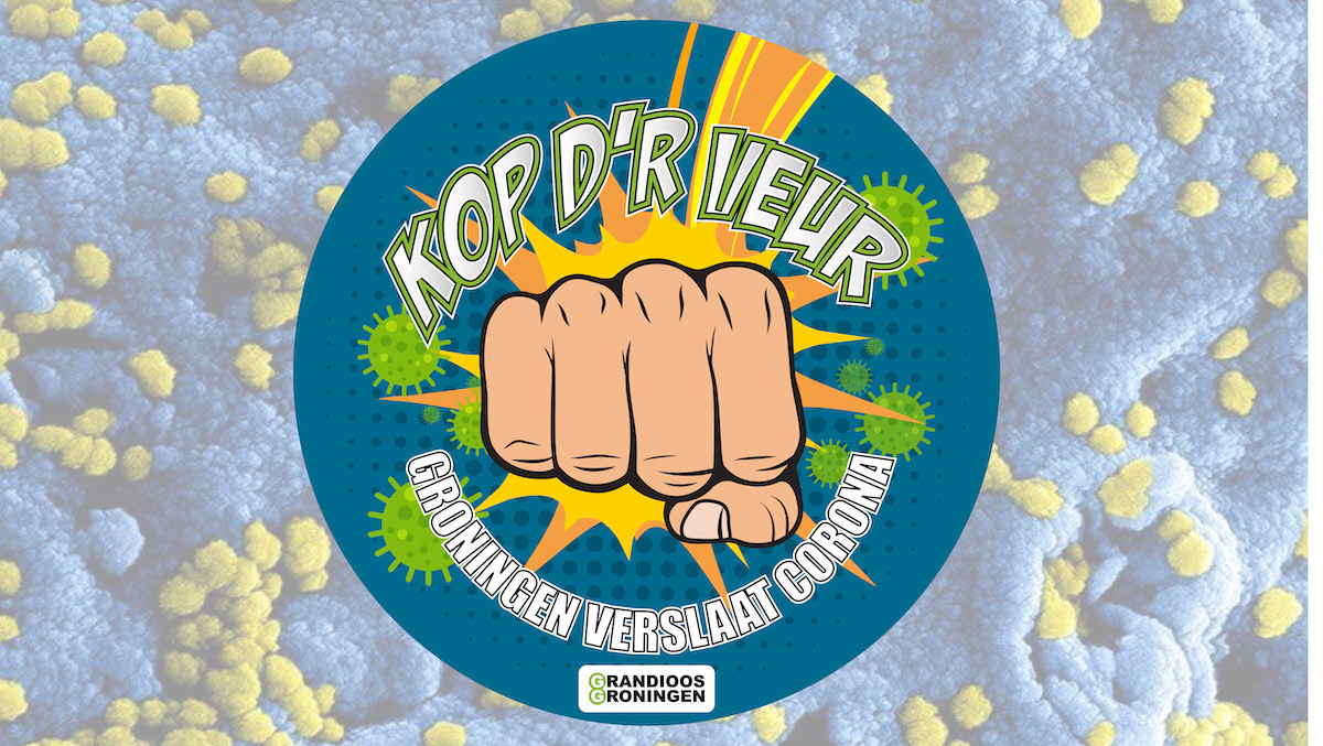 Grandioos Groningen lanceert campagne Kop d'r veur: ‘Groningen verslaat corona!’