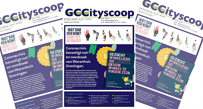 Nieuwe Cityscoop helemaal in het teken van Warenhuis Groningen