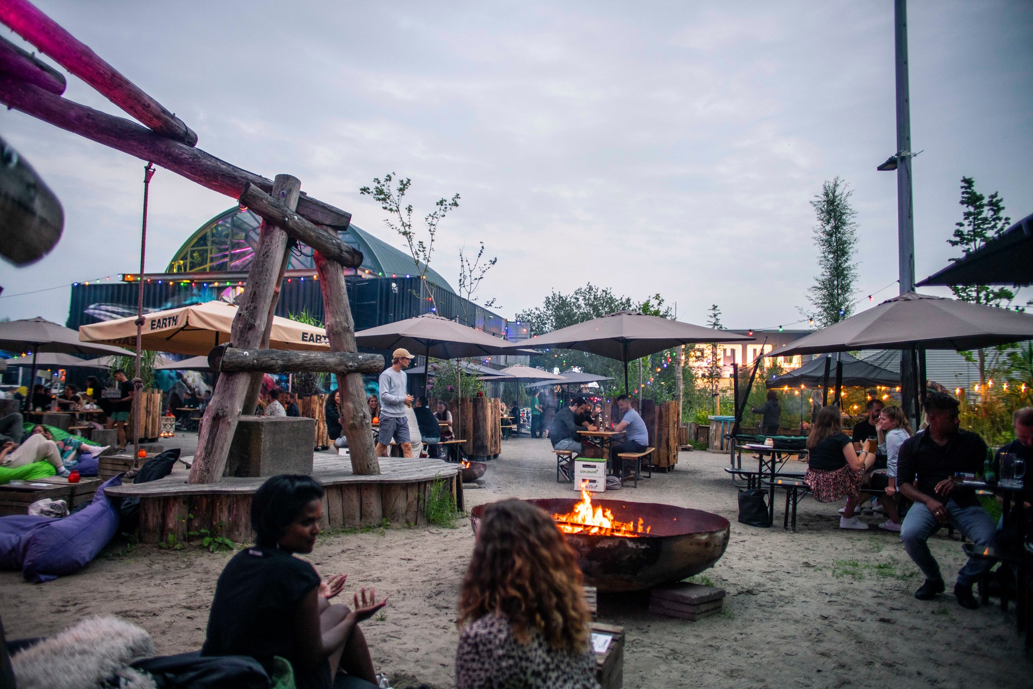 Bezoekers testen innovaties op Biergarten Paradigm in Groningen