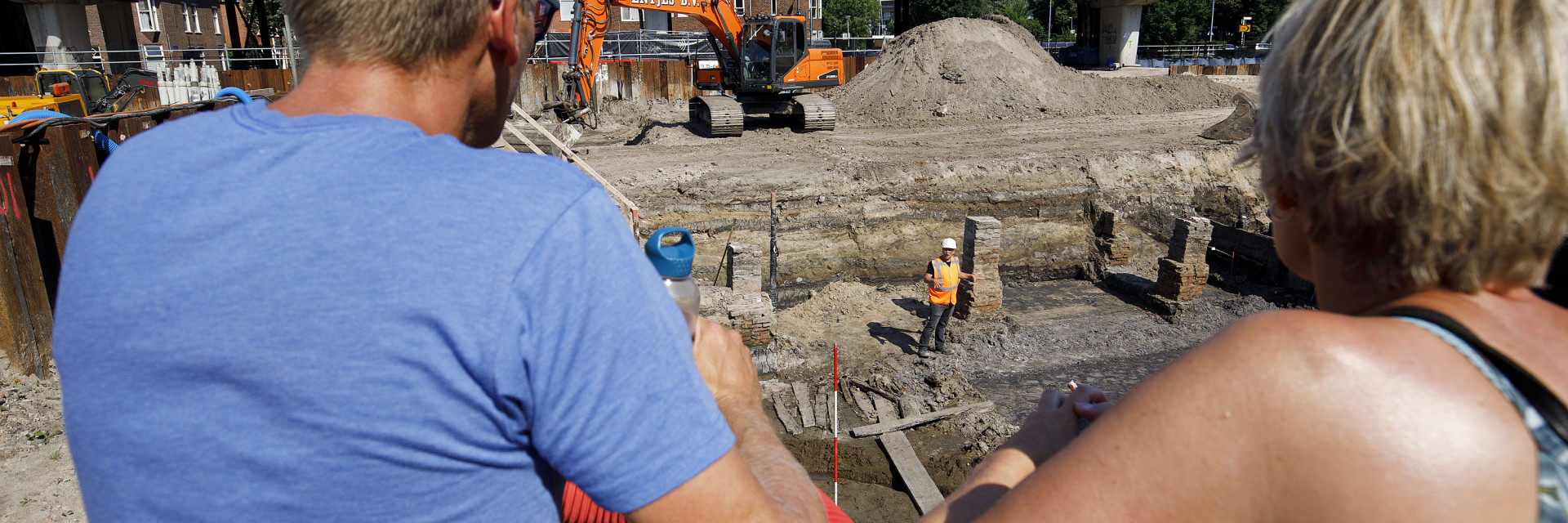 Geslaagde eerste Archeologiedag op bouwplaats Ring Zuid