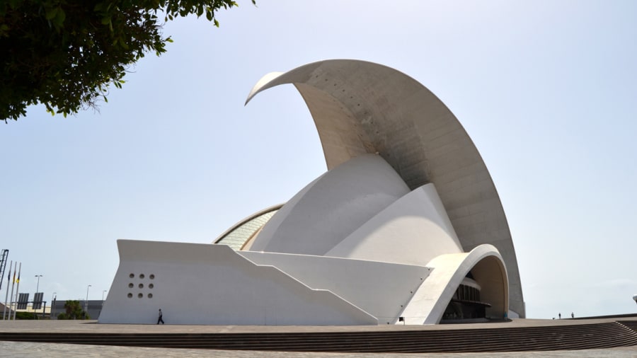 Concertzaal op Tenerife, ook van Calatrava