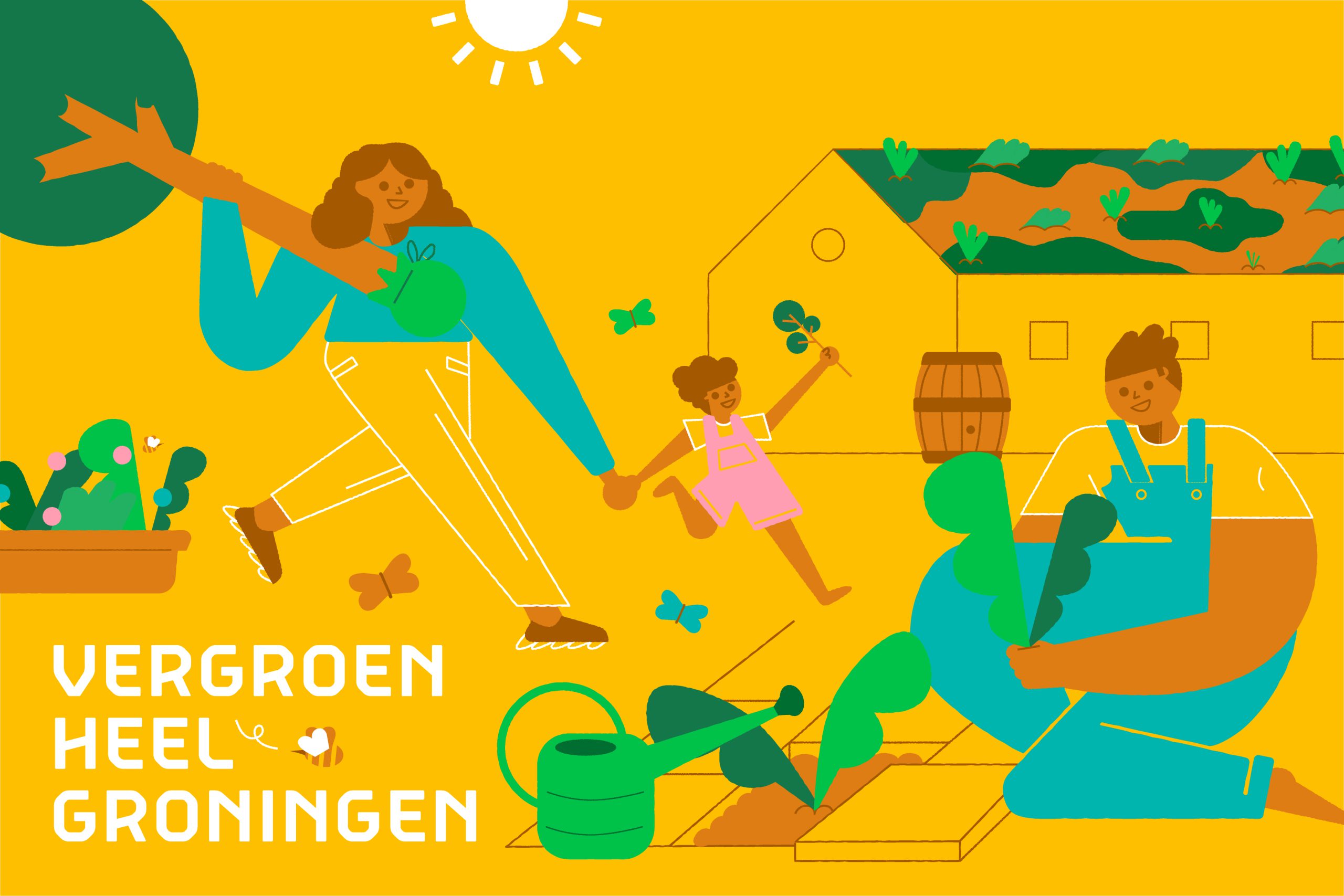 Gratis tuintjes en ander groen voor inwoners, ondernemers en scholen in Groningen