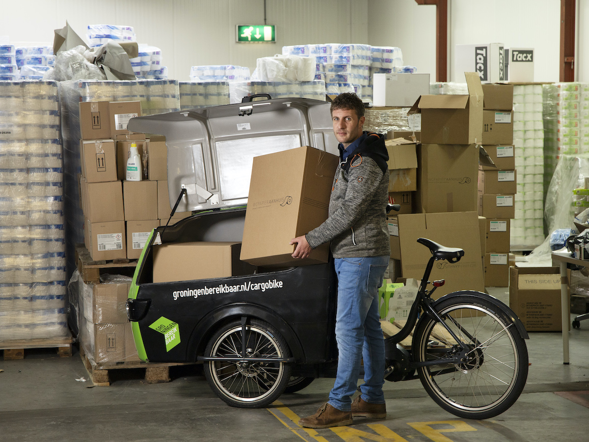 Cargobike blijkt prima alternatief voor stadsbezorging