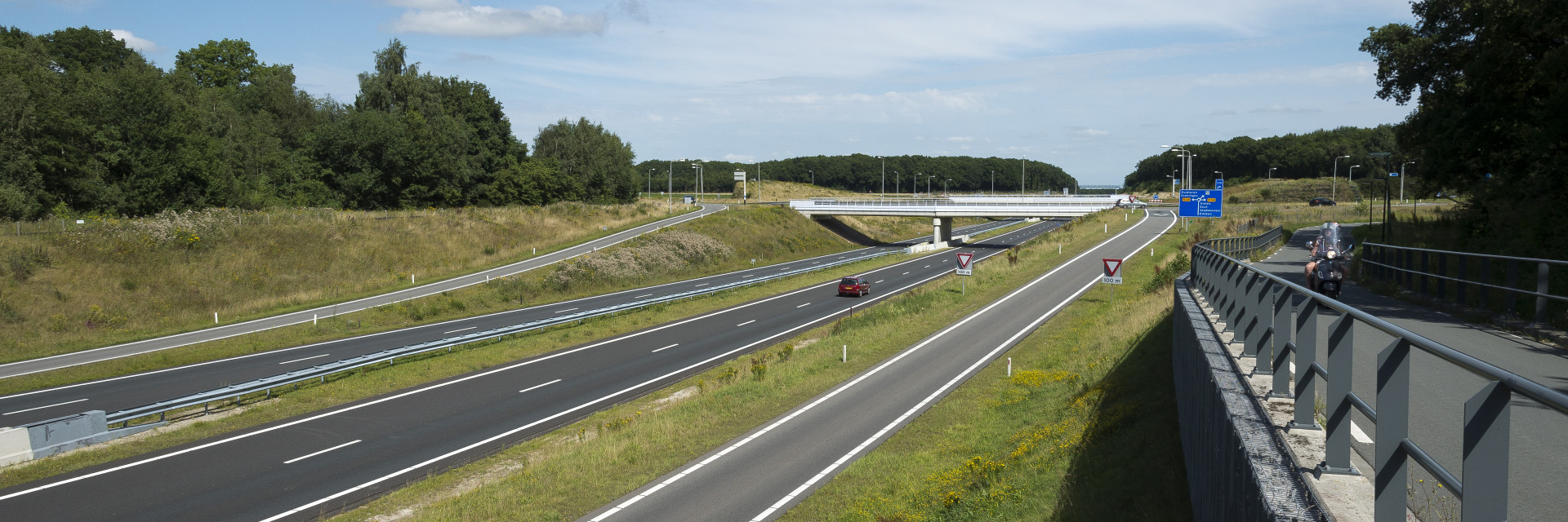 N33 is dit weekend dicht in de richting van A7 naar Meeden