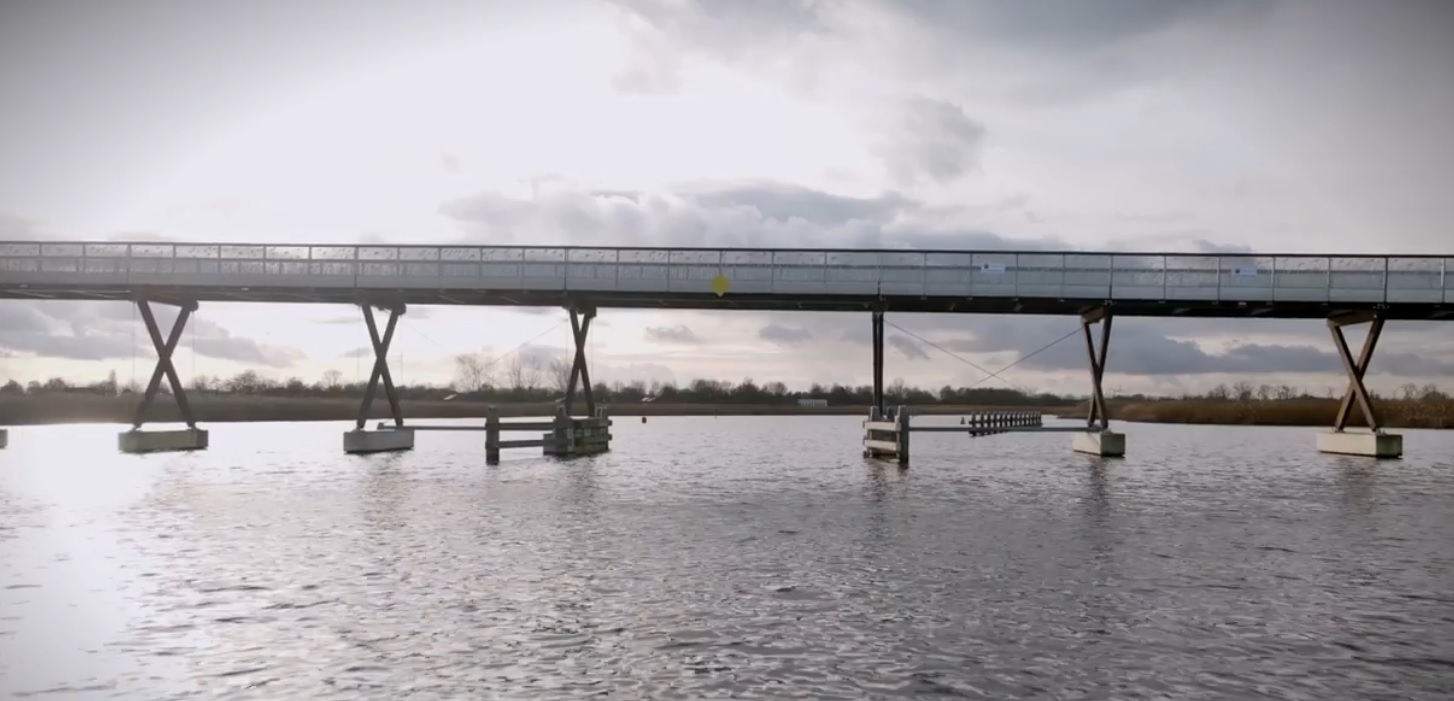 Pieter Smitbrug geopend: Groningen heeft nu officieel de langste wandel- en fietsbrug van Europa