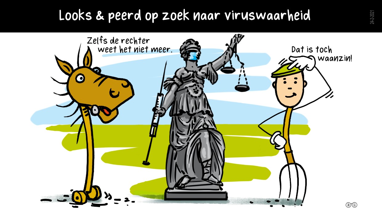 Looks en Peerd op zoek naar Viruswaarheid