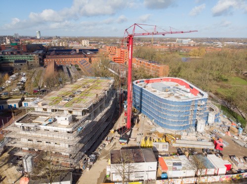 Nieuwe appartementen in Oosterparkwijk, in combinatie met kindcentrum