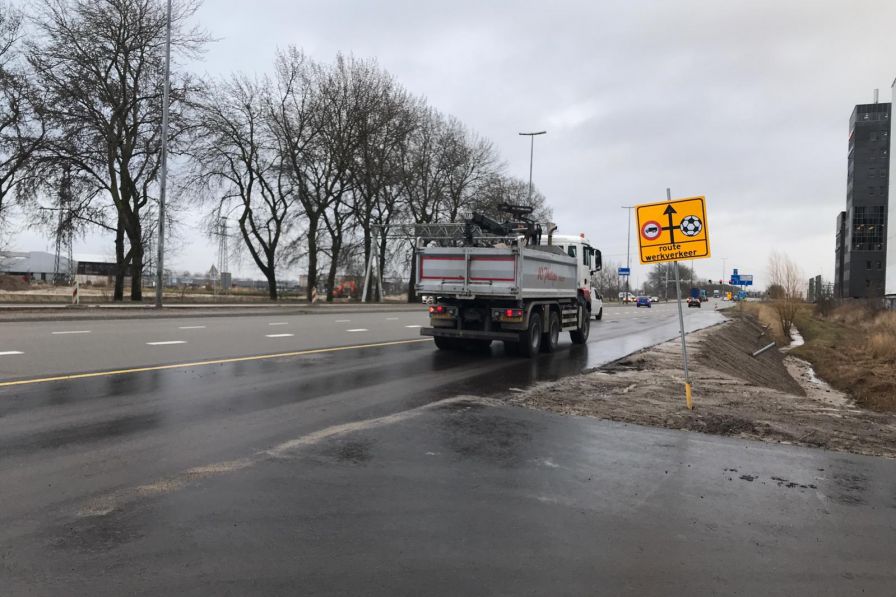 Nieuwe route voor bouwverkeer H.L. Wichersstraat: trucks niet meer over Europapark