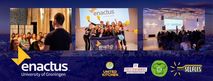 Studentenvereniging Enactus richt sociale en ecologische ondernemingen op in Groningen