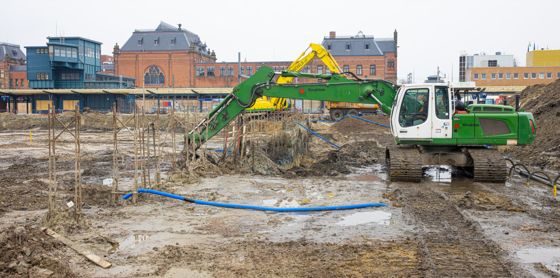 Ontgraven bouwkuip Groningen gestart