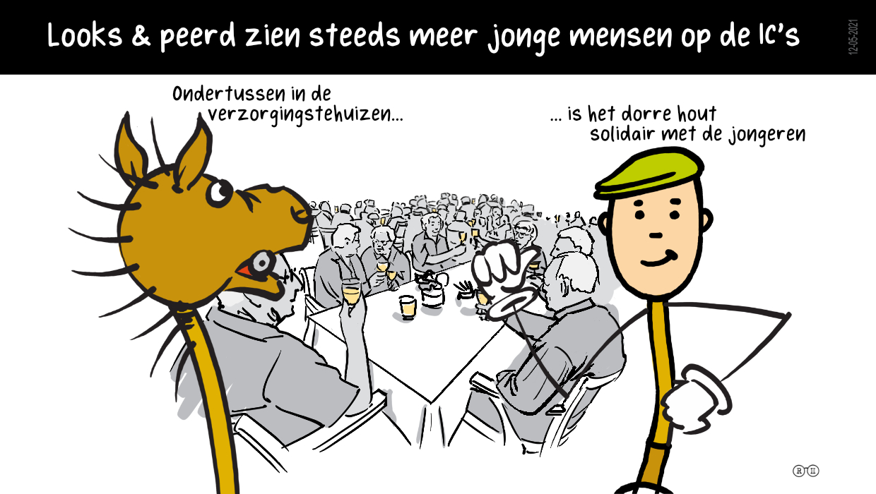 Looks & Peerd zien steeds meer jonge mensen op de IC's