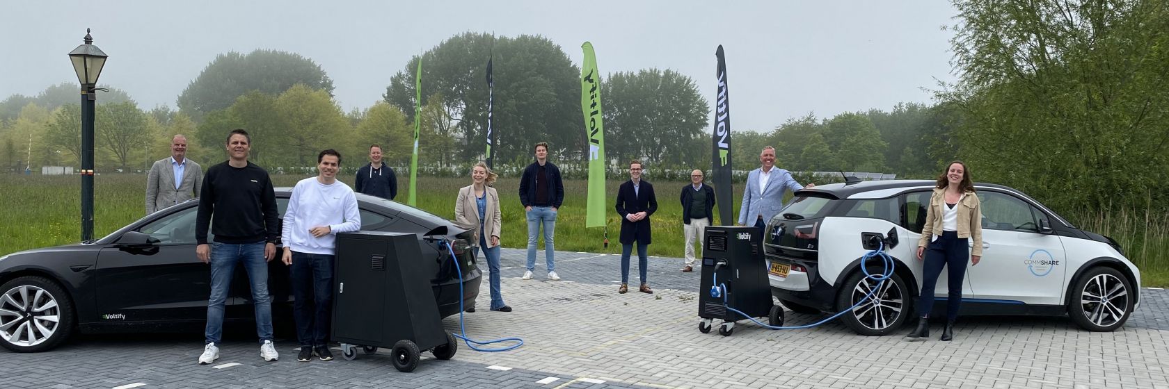 Unieke mobiele laadpalen bedacht én getest op Zernike Campus Groningen