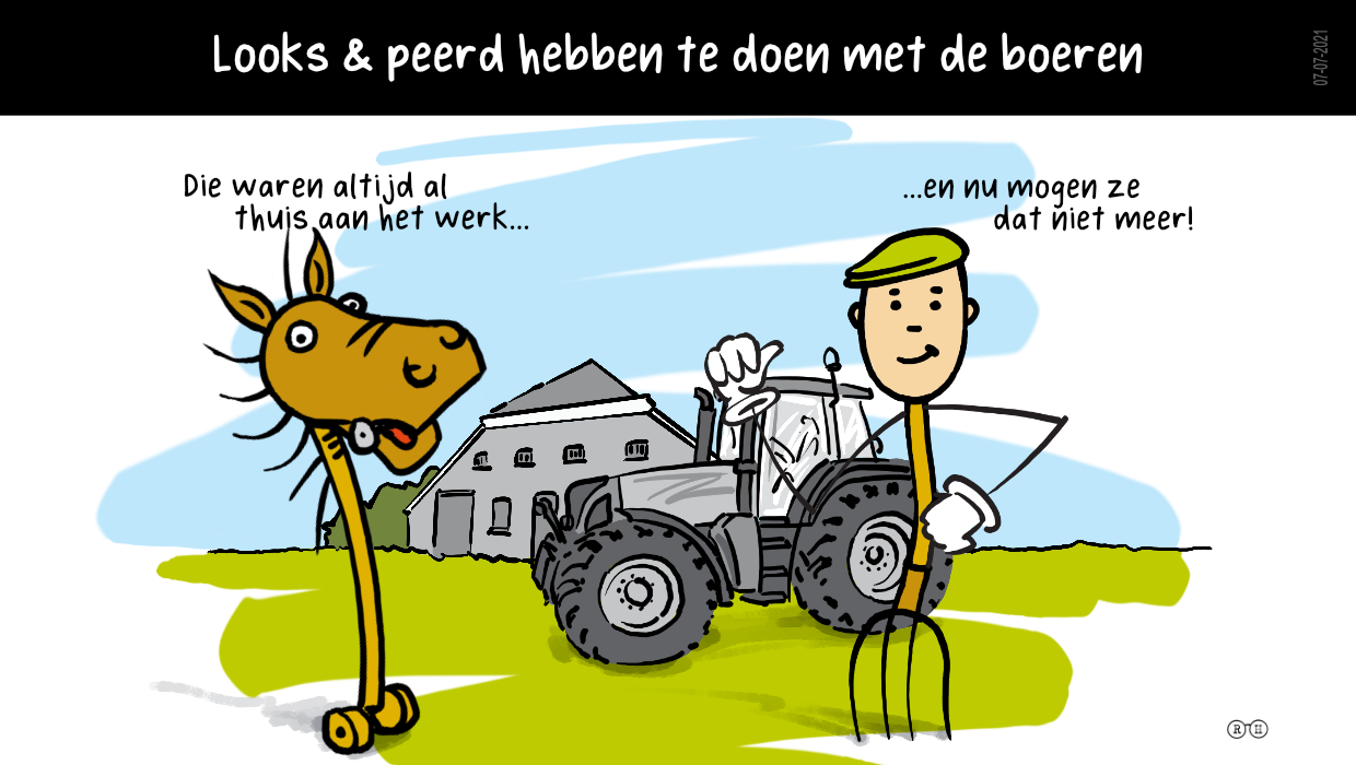 Looks & Peerd hebben te doen met de boeren