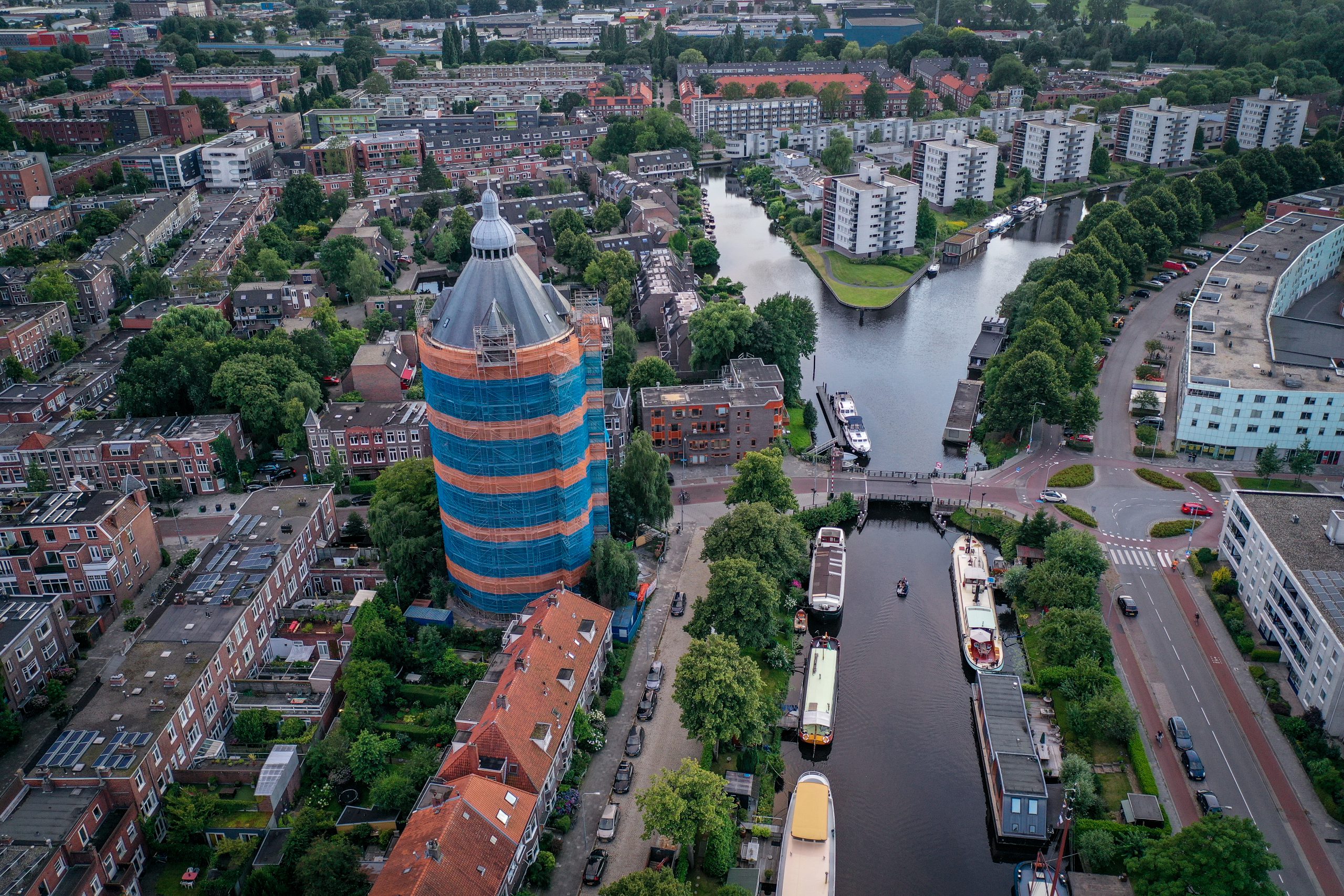 Verbouwing Watertoren West in Groningen van start