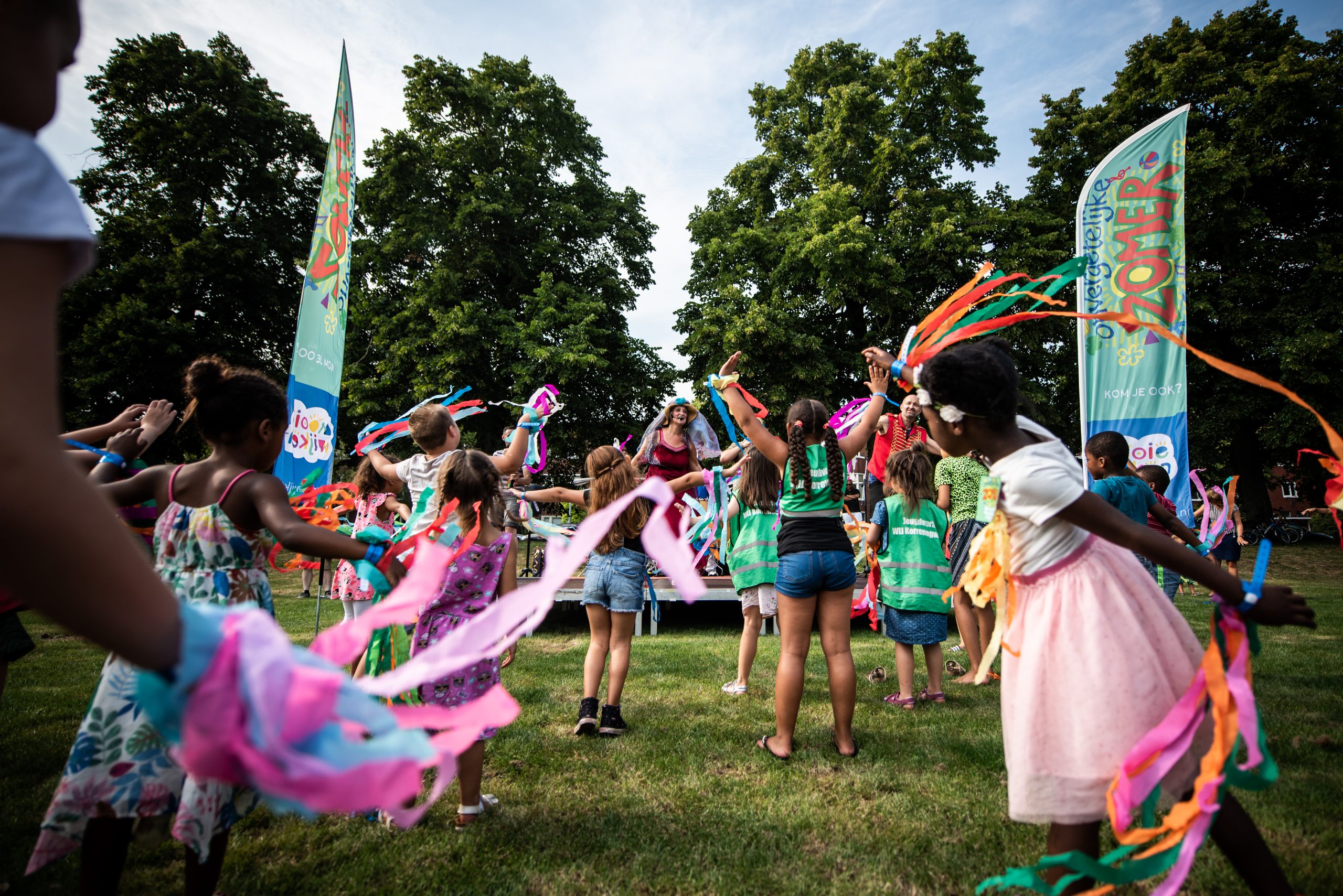 Zaterdagmiddag zomerfeest voor kinderen De Hoogte en Korrewegwijk