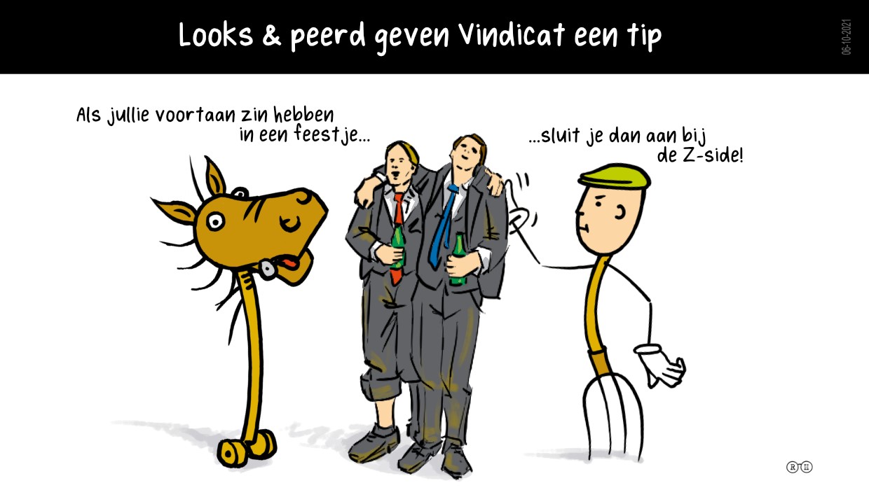 Looks en Peerd geven Vindicat een tip