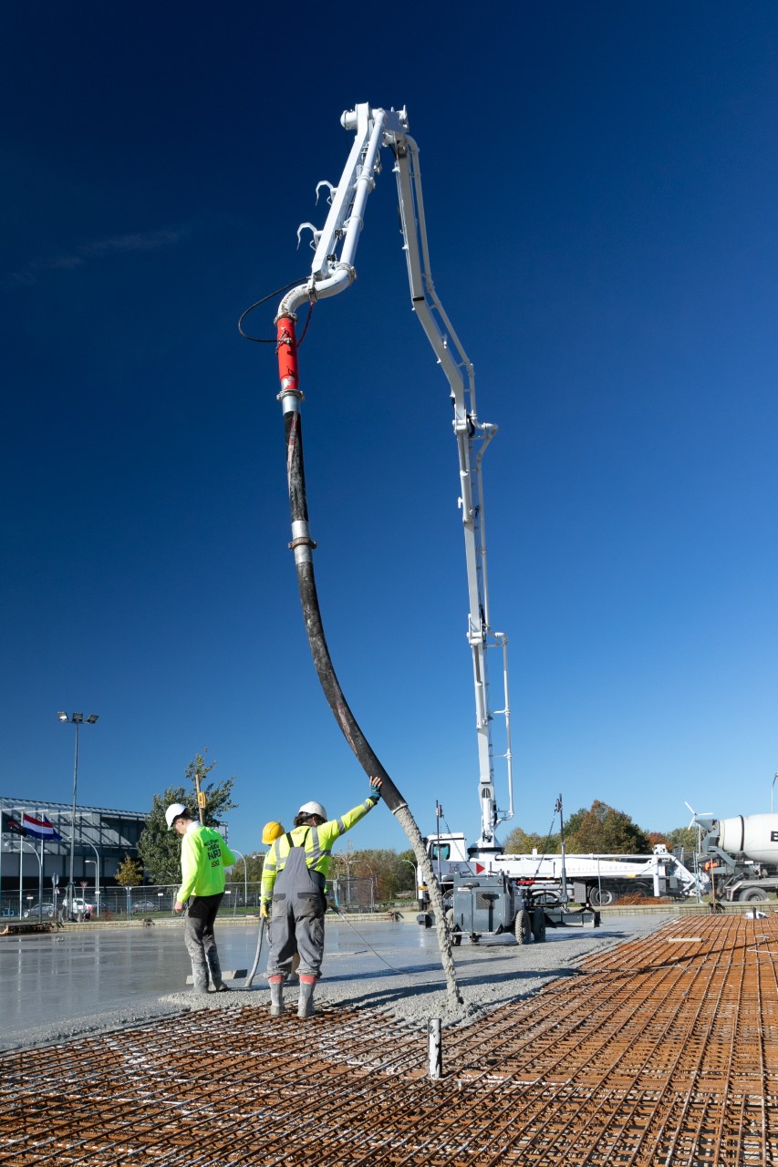 Fundering warmtecentrale WarmteStad gereed