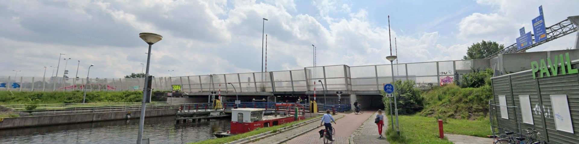 Fietsonderdoorgang langs Noord-Willemskanaal 8-29 november dicht