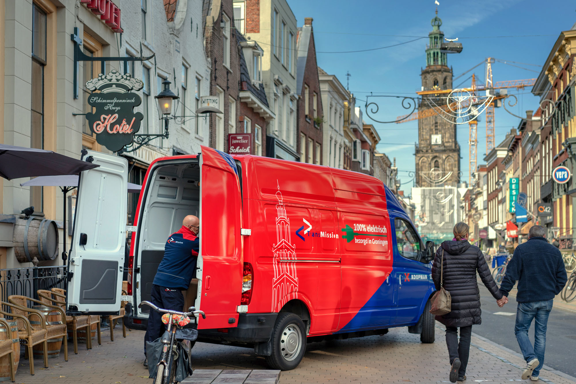 Minder logistiek vervoer in Groningen door hubs rond de stad