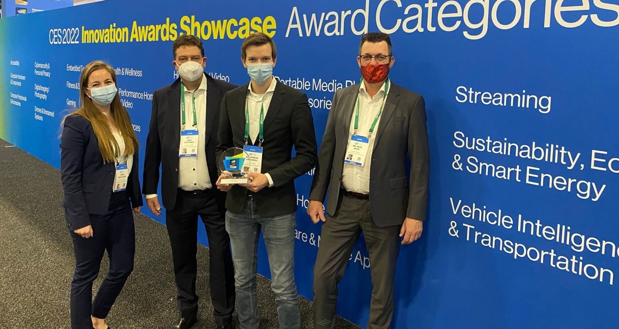 Exposure, bekendheid én een prestigieuze prijs: bezoek techbeurs Las Vegas mega-succes voor Ocean Grazer