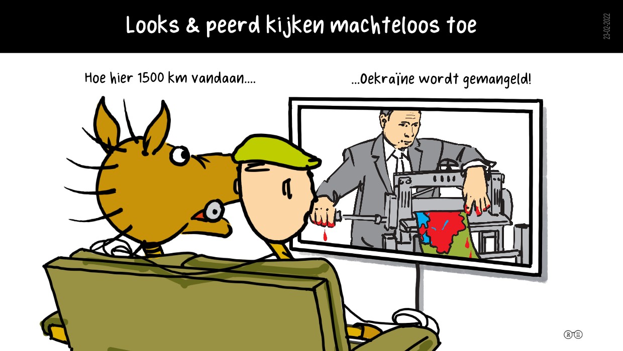 Looks & Peerd kijken machteloos toe