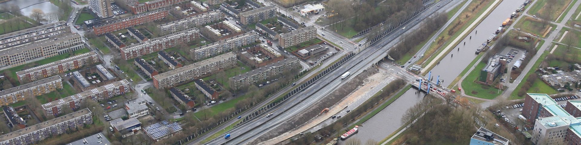 Onderdoorgang viaduct A28 naar Van Ketwich Verschuurlaan vier weken dicht