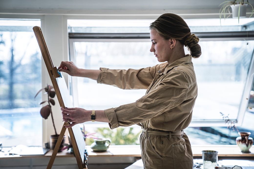 Solotentoonstelling Dichtbij van Marianne Brouwer is tegelijkertijd abstract en figuratief