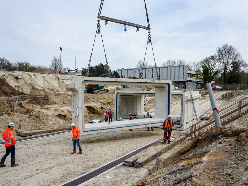 Nieuwe Papiermolentunnel in Groningen in de maak