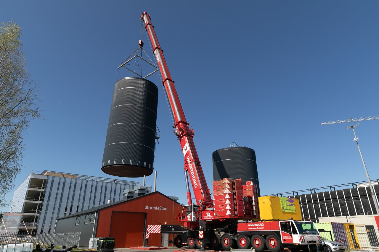 Hoogste punt nieuwe warmtecentrale Groningen bereikt