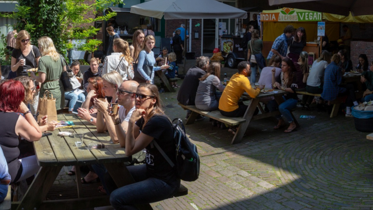 Eerste veganistische evenement na coronacrisis in Groningen