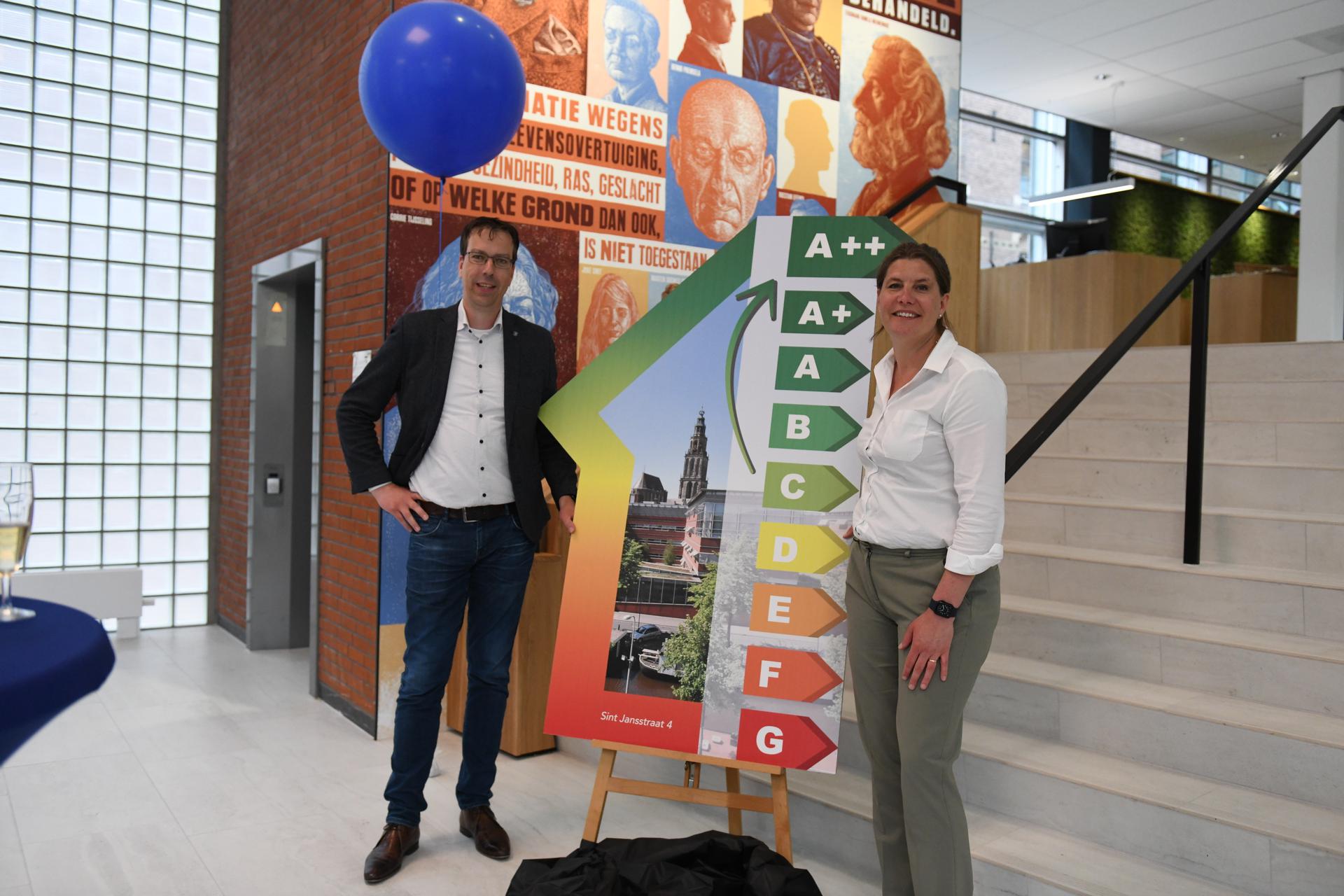 Energielabel A++ voor provinciehuis Groningen